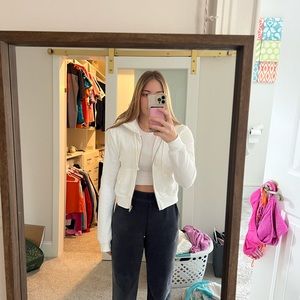 White brandy Melville jacket